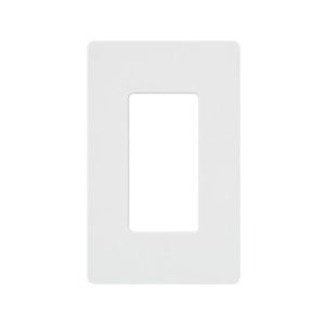 Placa de pared 1 espacio, para atenuador (dimmer), switch ó control remoto inalámbrico LUTRON.