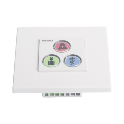Modulo de 3 Botones iluminados con Lector RFID 125 KHz / Alarma / Cancelar y Código Azul / BUS RS485 / Compatible con NX0019/B, NX1021 y NX0015 - Image 2