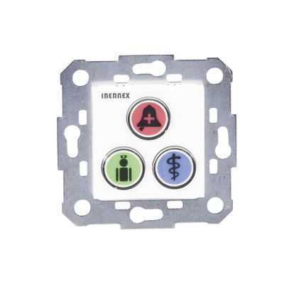 Modulo de 3 Botones iluminados / Alarma / Cancelar y Código Azul / BUS RS485 / Compatible con NX0019/B, NX1021 Y NX0015 - Image 2