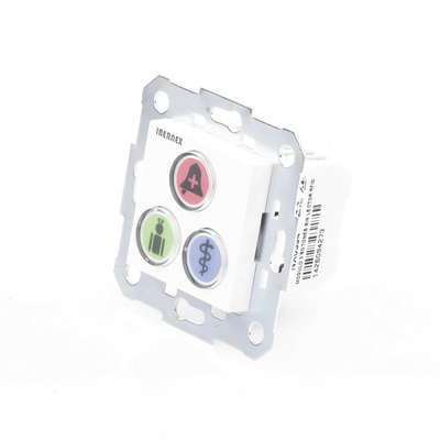 Modulo de 3 Botones iluminados / Alarma / Cancelar y Código Azul / BUS RS485 / Compatible con NX0019/B, NX1021 Y NX0015 - Image 3