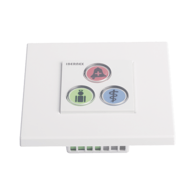 Modulo de 3 Botones iluminados / Alarma / Cancelar y Código Azul / BUS RS485 / Compatible con NX0019/B, NX1021 Y NX0015 - Image 6