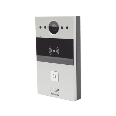 Video portero SIP de 1 botón con lector de tarjetas / Notificación a app / Notificación por llamada telefónica / Configuración en la nube