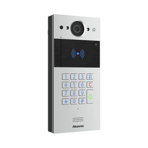 Video portero SIP con teclado y lector de tarjetas / Notificación a app / Notificación por llamada telefónica / Configuración en la nube