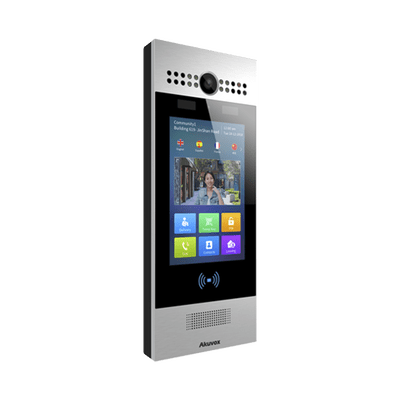 Frente de Calle / Ideal para fraccionamientos / Programación en la nube / Notificación a app celular / Notificación por llamada telefónica / ANDROID SIP Con Reconocimiento Facial / IP65 / IK06 / Bluetooth