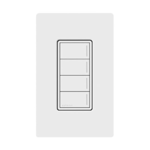 Botonera Sunnata Blanco 4 escenas para Radio RA3, programe escenas diferentes en cada botón.