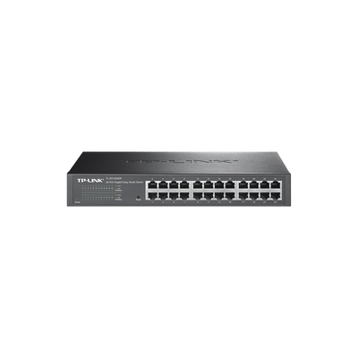 Switch Gigabit no administrable de 24 puertos 10/100/1000 Mbps para escritorio/rack