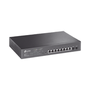 Switch PoE JetStream SDN Administrable 8 puertos 10/100/1000 Mbps + 2 puertos SFP, 8 puertos PoE, 150W, administración centralizada OMADA SDN