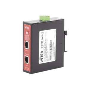 Splitter PoE IN hasta 90 W / Salida DC 12v/16V/24v o 48V / Carcasa metálica / Industrial soporte para riel DIN / Aplicaciones CCTV