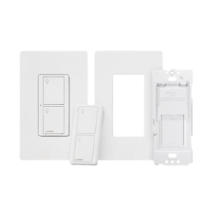 Kit, Apagador, base para empotrar en pared el control remoto PICO, tapa, ideal para el control de iluminación,.