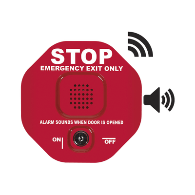 Alarma de puerta multifunción Exit Stopper® inalámbrica