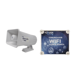 KIT de Alertamiento SISMICO con Audio Oficial SASMEX por WIFI