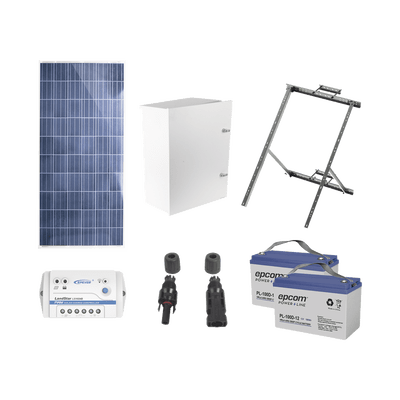 Kit de energía solar de 12 Vcc para alimentar radar de velocidad X-RADAR1
