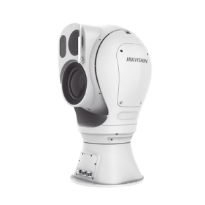 PTZ Punta de Poste IP Dual / Lente Térmico de 38 a 190 mm (1280 X 1024) / Lente Óptico 100X Zoom (2 Megapixel) / 3 Kms de IR Laser / 48 VCD / IP67 / Detección de Fuego / Analiticas de Video
