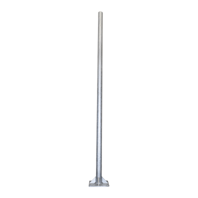 Poste de Acero Galvanizado para Videovigilancia, 3 m de altura.