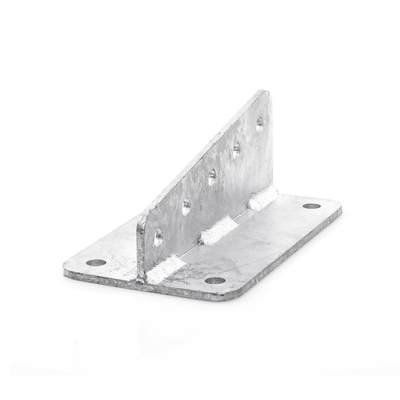 Ancla Aleta de 5 Orificios con 4 Puntos de Fijación. Uso en Fijación de mástiles. Galvanizado por Inmersión en Caliente. - Image 4