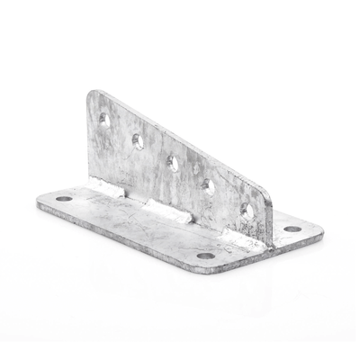 Ancla Aleta de 5 Orificios con 4 Puntos de Fijación. Uso en Fijación de mástiles. Galvanizado por Inmersión en Caliente. - Image 3