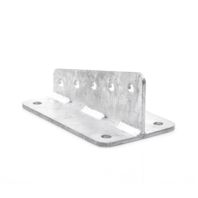 Ancla Aleta de 5 Orificios con 4 Puntos de Fijación. Uso en Fijación de mástiles. Galvanizado por Inmersión en Caliente. - Image 2