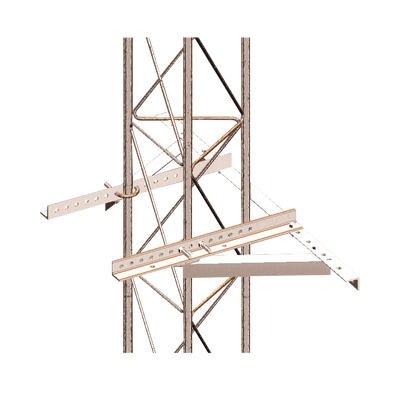 Montaje Sujetador A Pared P/Tramo STZ30/35/45 Galvanizado Electrolítico.