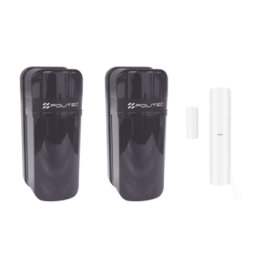 Detector Fotoeléctrico (A baterías) / 0 Falsas Alarmas / Alcance de 60m de Exterior y 350m en interior / Fácil Alineación / Compatible con panel AXPRO/ Incluye DS-PDMC-EG2-WB(B)