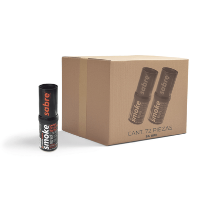 Caja de 72 latas de humo sintético en aerosol para probar detectores de humo manualmente