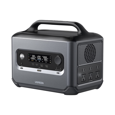 Estación de Energía Portátil 1200W (1024Wh) / 6 AC 1200 W / 2 USB-C 100W / 2 USB-A 22.5 W / 1 Toma de Encendedor / 2 Salidas CC5521 / Compatibilidad: BMS/UPS/WIFI/Bluetooth/APP / 10 años de Vida Util.