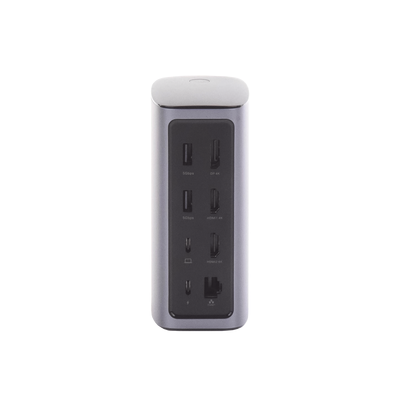 HUB USB-C (Docking Revodok Pro) 12 en 1 | 2 USB-A 3.0 | 1 USB-C PD Carga 100W | 1 USB-A 3.1 | 1 USB-C 3.1 | HDMI 4K | HDMI 8K Ultra HD | Display Port 4K | RJ45 (Gigabit) | Lector Tarjeta SD + Micro SD (TF) | Jack Audio 3.5mm. - Image 3