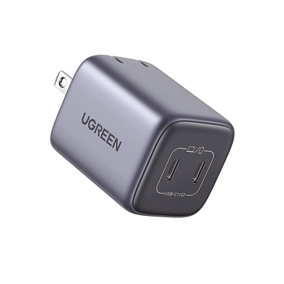 Cargador de 45W serie Nexode Mini | 2 Puertos USB-C de Carga Rápida | Tecnología GaN II | Power Delivery 3.0 | Quick Charge 4.0 | Chip Confiable y Carga Inteligente | Optimiza la Experiencia de Carga | Tecnología Thermal Guard