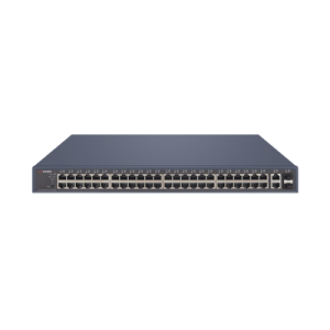 Switch PoE+ / Monitoreable / 48 Puertos 1000 Mbps PoE+ / 2 Puertos 1000 Mbps Uplink / 2 Puertos SFP / 470 Watts
