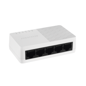 Switch No Administrable de 5 Puertos para Escritorio / Fast Ethernet 10 / 100 Mbps / Diseño Compacto y Estetico