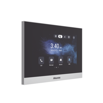 Monitor ANDROID / Soporta APP Android / Pantalla Touch Screen LCD 7" / WiFi / Punto WIFI / Bluetooth / PoE / SIP / 8 Entradas de Alarma / 1 Salida de Relé / Comunicación con App de Familiares / Administración 100 % en la Nube - Image 2