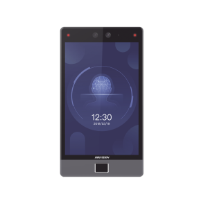 Terminal Facial Min Moe 8" Touch con Lector de Huellas / Delgada y Estética / PoE / 100,000 rostros / Exterior IP65 / Función de Videoportero y Lectura de Códigos QR / Lectura de tarjetas