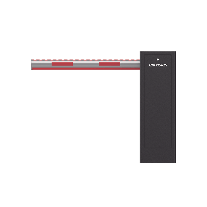 Barrera Vehicular IZQUIERDA / Brazo Iluminado Rojo/Verde de 4 mts Incluido / 3 Seg para Apertura / Cierre Automático con Tiempo Configurable / 2,500,000 MCBF / Compatible con Cualquier Control de Acceso