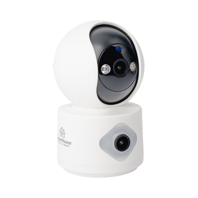 Camara doble lente 3mp| Wifi| autoseguimiento| Detección de movimiento| audio de 2 vias| almacenamiento hasta 128GB - Image 2
