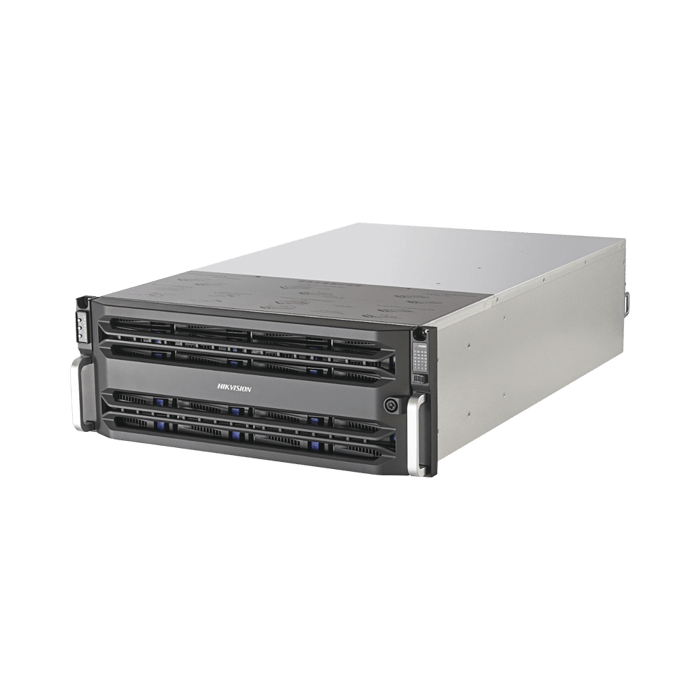 Servidor de Almacenamiento en Red / Soporta 24 Discos Duros (Incluye 18 Discos de 25 TB) / Soporta Hasta 400 Canales / Controlador Simple