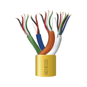 Bobina de Cable de 305 Metros / Color Amarillo / Compuesto por 6 x 22 AWG blindado, 4 x 18 AWG, 4 x 22 AWG, y 2 x 22 AWG / Para Aplicaciones en Control de Acceso
