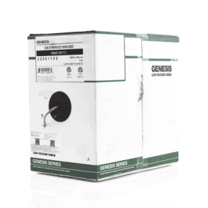 Bobina de 305 Metros de Cable / 6 x 22 AWG Blindado / Riser / Color Gris / Para Aplicaciones de Audio, Seguridad y Control