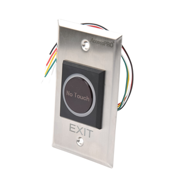 Botón de Salida sin Contacto con Control Remoto / Iluminación LED / Distancia de Detección Touch Ajustable