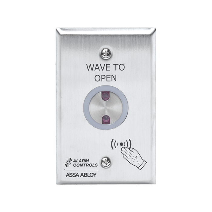 Botón Sin Contacto para Salida NO,NC/ Temporizador/ Placa de Acero Inoxidable/ Intemperie