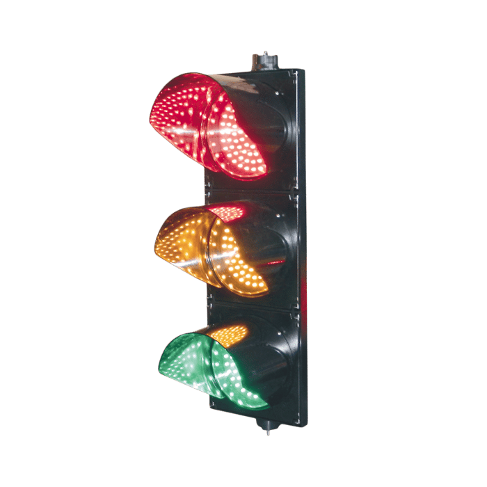 Semáforo / Señalización Rojo, Verde y Amarillo / Diametro 200mm / LED / 110vca.