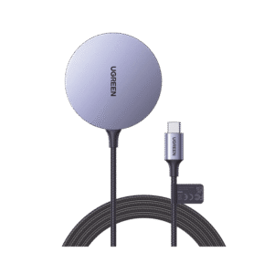 Cargador Inalámbrico Magnético | 15W | Tecnología Magsafe | Qi | Certificado MFM | Modulo de Carga Original | Carga Rápida | Fuerte Absorción Magnética | Cable de Nylon Trenzado | 1.5 metros | Multi Protecci&o
