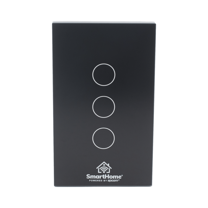 (Wifi) Apagador switch inalámbrico WIFI, control de 3 regresos de carga, 110V