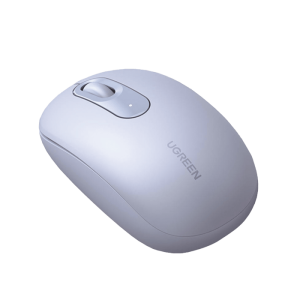 Mouse Inalámbrico 2.4G 800/1200/1600/2400 DPI | Función de 3 botones | Alcance 10m | Silencioso | Ergonómico | Anti-caída y Anti-interferencias | Batería Alcalina AA incluida | Color Dusty Blue.