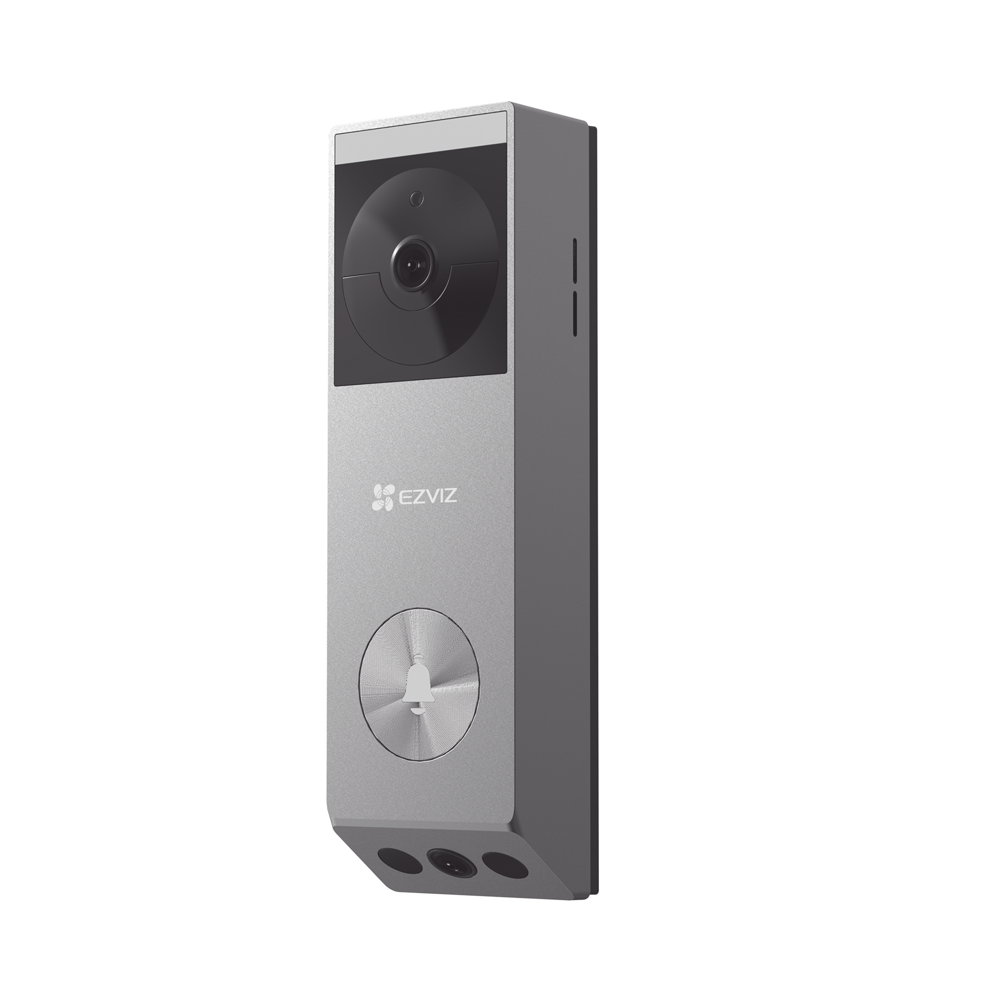 Doorbell de Batería Recargable con Transformador de 5Vcc o Panel Solar (Incluye Panel) / 3 megapíxel / Doble Lente / Protección IP65 / Audio de Dos Vías