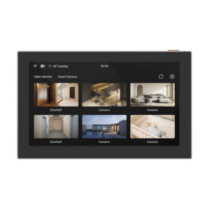Pantalla Inalámbrica / Con Batería Recargable 4600mAh / Wi-Fi / Ideal Para Escritorio o Pared / Vista en Vivo de Cámaras EZVIZ / Compatible con Videoportero CS-HP7 para ver Cámara y Apertura Remota / Audio de Dos Vías