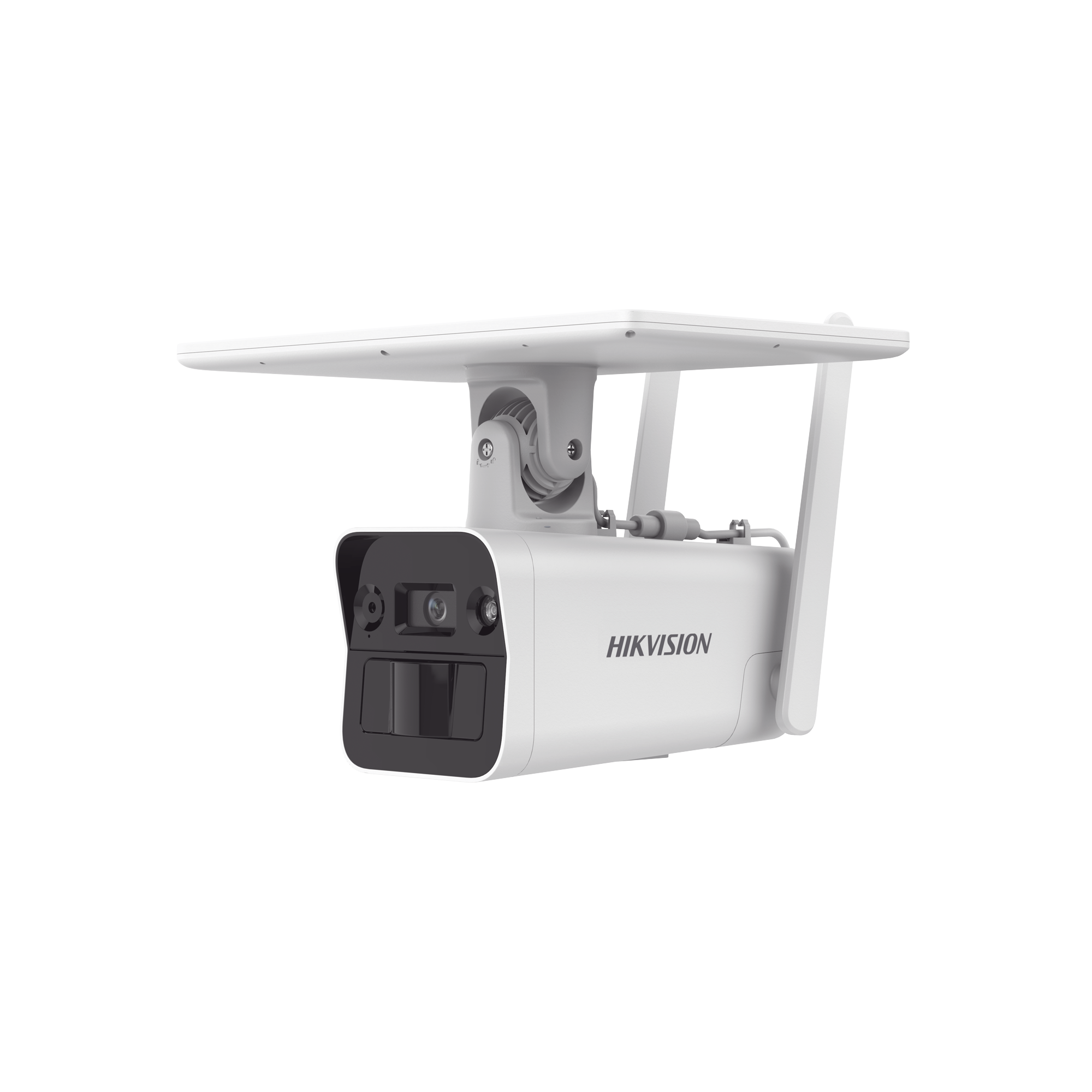 Kit Solar IP All in One / Doble Detección (Radar + PIR) / Bala IP 4 Megapixel / Lente 4 mm / Panel Solar / Batería de Respaldo de Litio 10Ah (Hasta 11 Días) / Conexión 4G / Audio de Dos Vías / Accesorios de Inst.