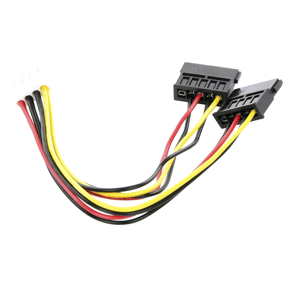Cable Doble de Corriente SATA / Compatible con DVR´s epcom y HIKVISION / 15 cm de Longitud - Image 2
