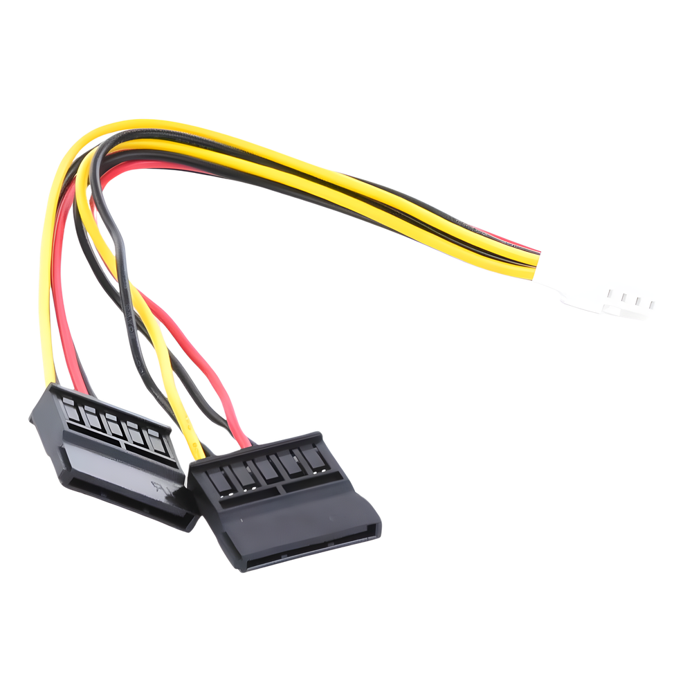 Cable Doble de Corriente SATA / Compatible con DVR´s epcom y HIKVISION / 15 cm de Longitud - Image 4