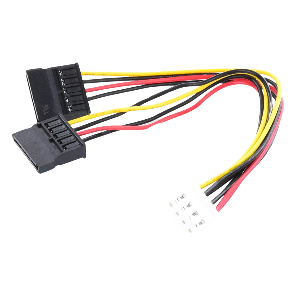 Cable Doble de Corriente SATA / Compatible con DVR´s epcom y HIKVISION / 15 cm de Longitud - Image 3